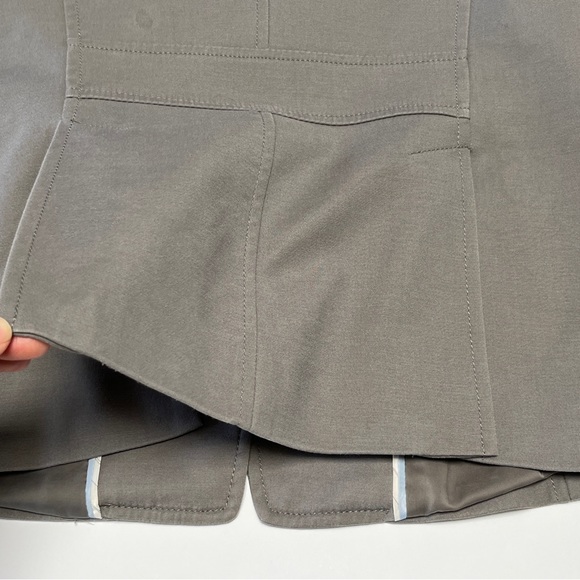 Banana Republic⎮Blazer with button flap pockets⎮Grey Stretch Cotton⎮10 - Picture 9 of 16
